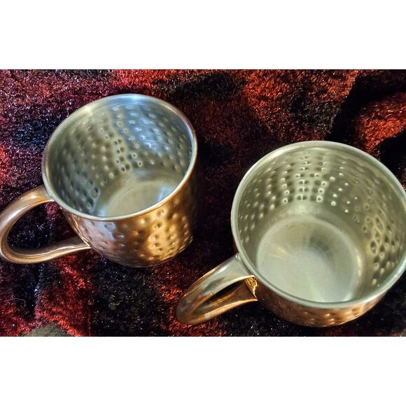 2 MOSCOW MULE COPPER MUGS - Picture 2 of 5